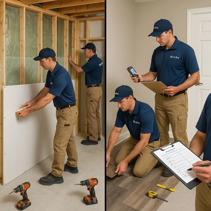 Repairs and Reconstruction process in Hawaiian Gardens, CA